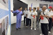 一三一團豐登園社區(qū)黨總支組織離退休黨員參觀七師軍墾水利史館
