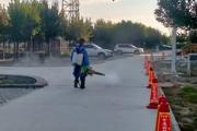 130團(tuán)下沉干部助力共青路社區(qū)疫情防控