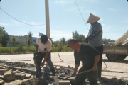 一二九團飛線整治讓城鎮(zhèn)顏值再提升